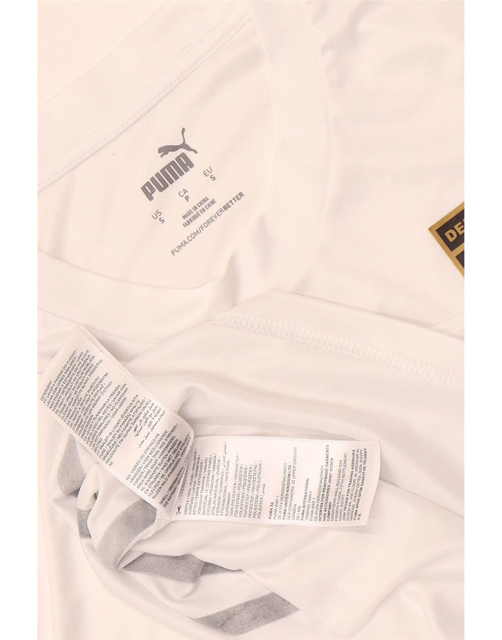 Puma T-Shirt Deutschland Graphic Homme Blanc Small Polyester Colorblock