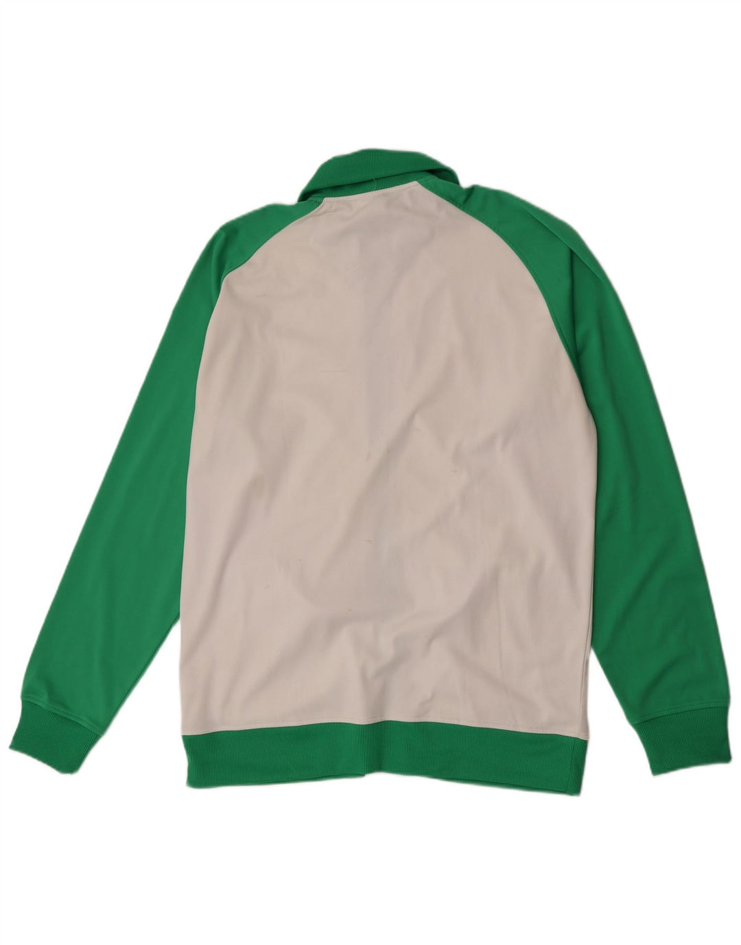 Ellesse Veste de survêtement pour femme UK 20 2XL Blanc Colorblock Polyester