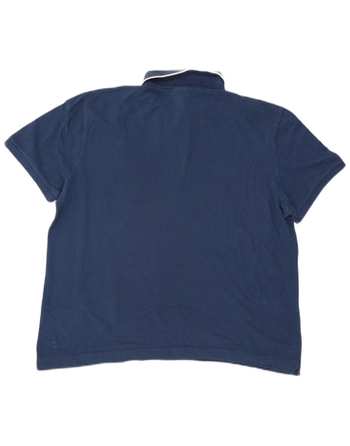 Lacoste Polo coupe classique pour homme Taille 6 XL Bleu marine