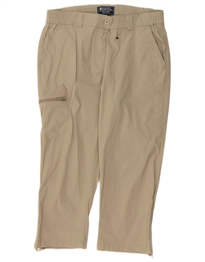 Mountain Warehouse Pantalon cargo cargo pour femme UK 12 Medium W30 L19 Beige