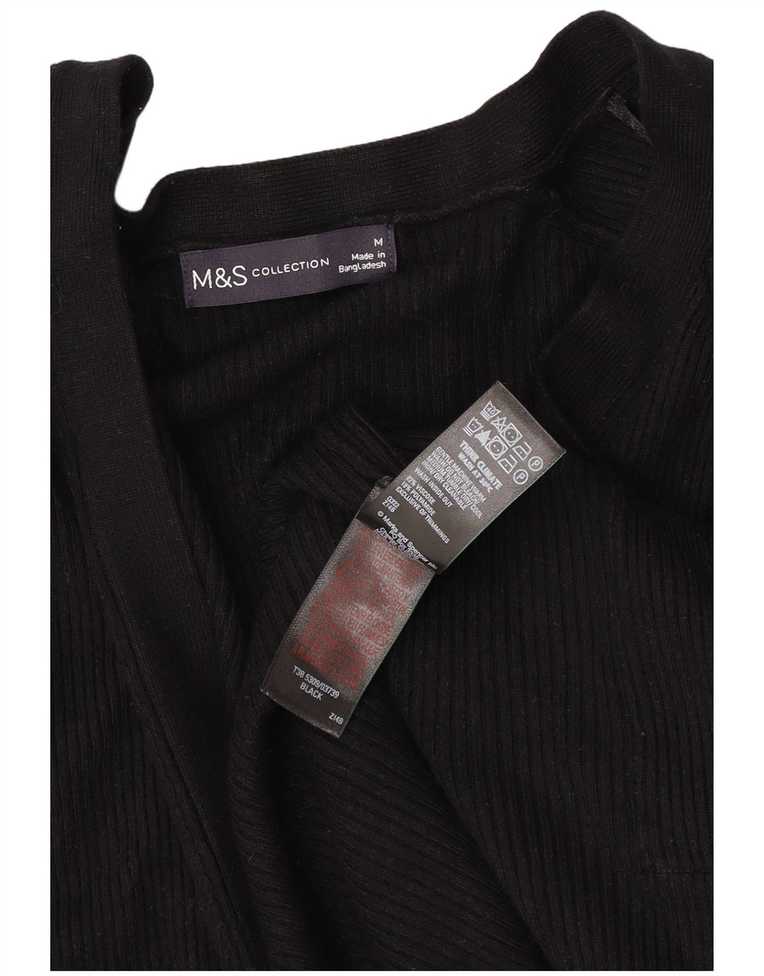 Marks & Spencer Pull cardigan ouvert surdimensionné pour femme UK 14 Noir moyen