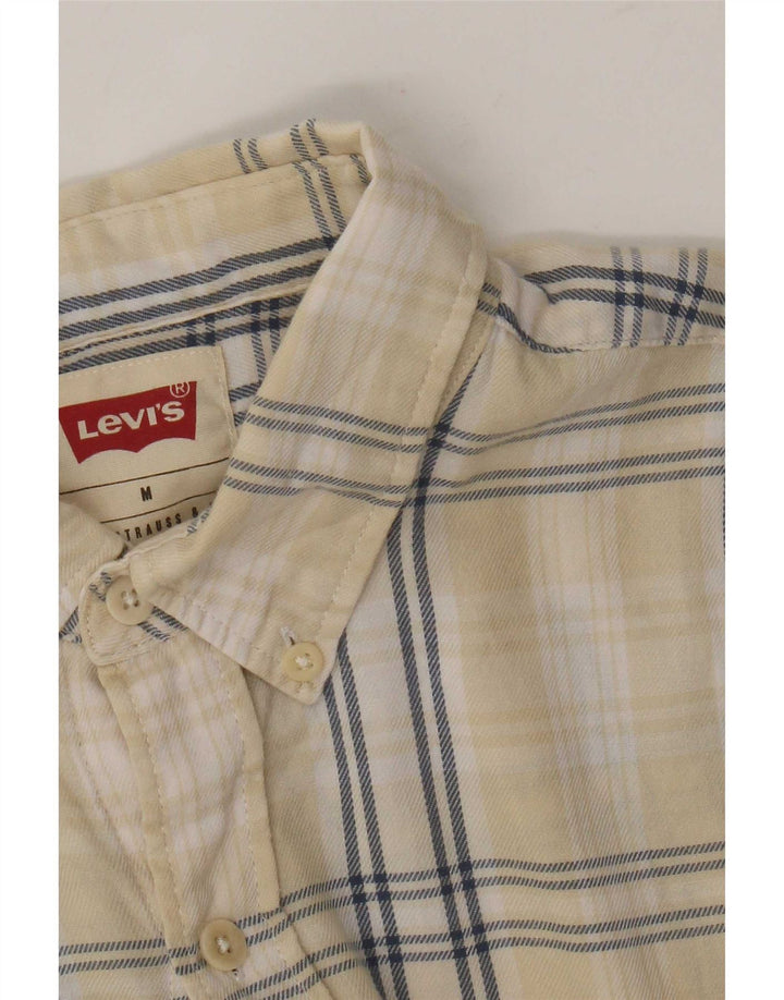 Levi's Chemise Homme Jaune Moyen Plaid