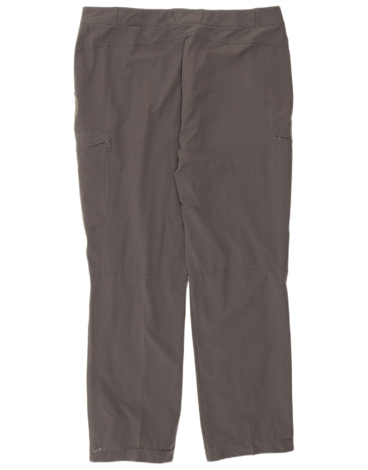 Rohan Pantalon cargo droit pour femme UK 16 Large W36 L29 Gris Polyamide