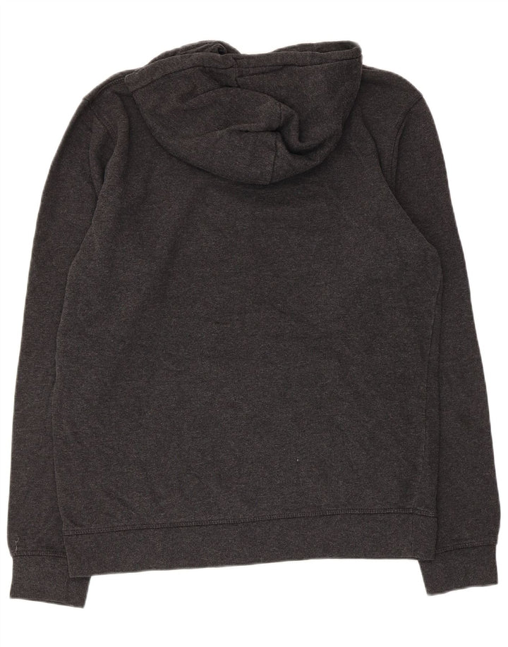 Quiksilver Pull à capuche graphique pour homme, grand, gris, coton