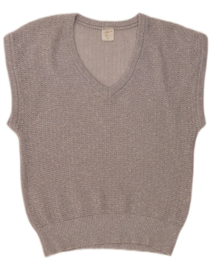 Strickmoden Débardeur coupe ample pour femme EU 40 Medium Argenté