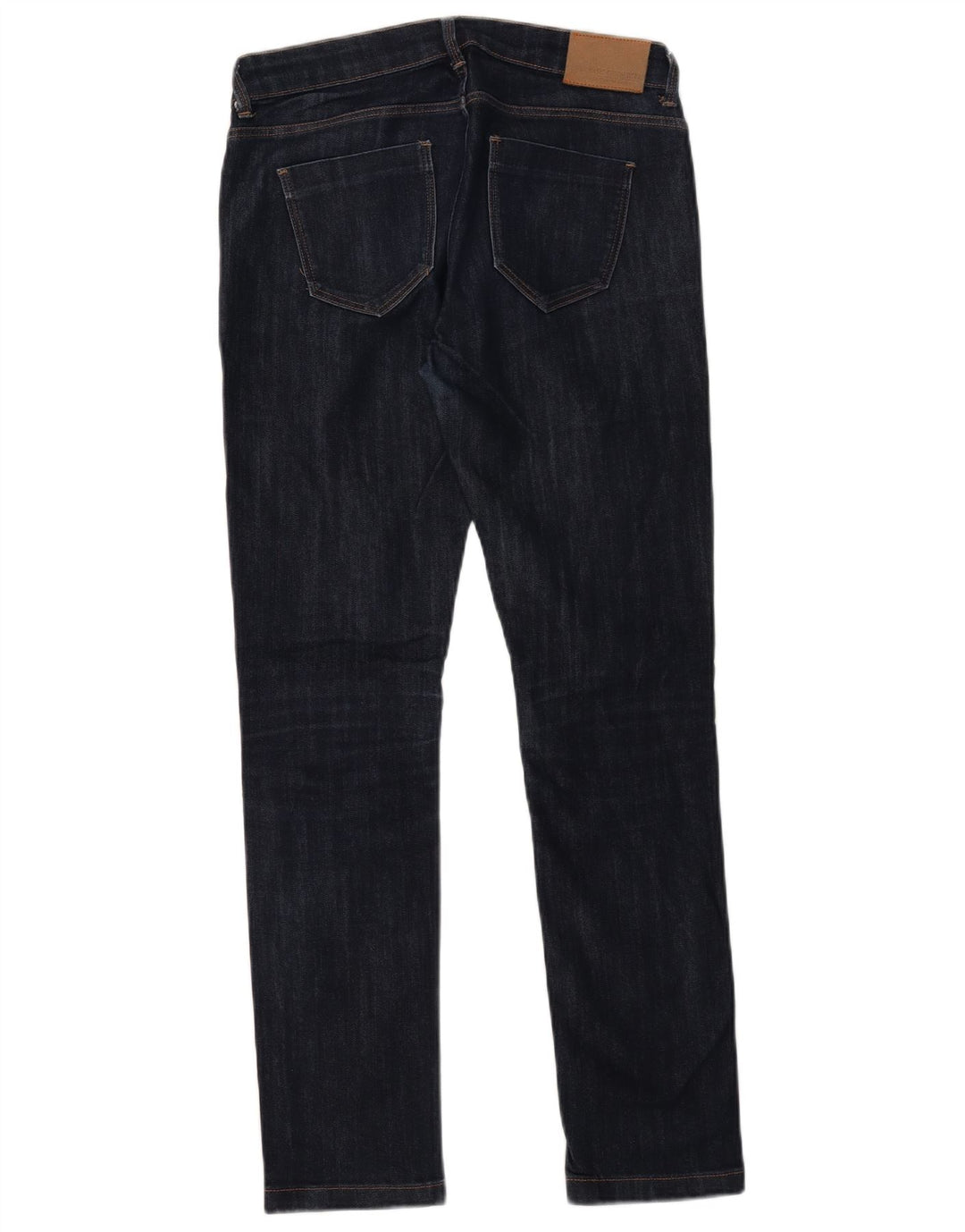 ZARA Jean skinny taille moyenne pour femme EU 40 Medium W30 L30 Bleu marine