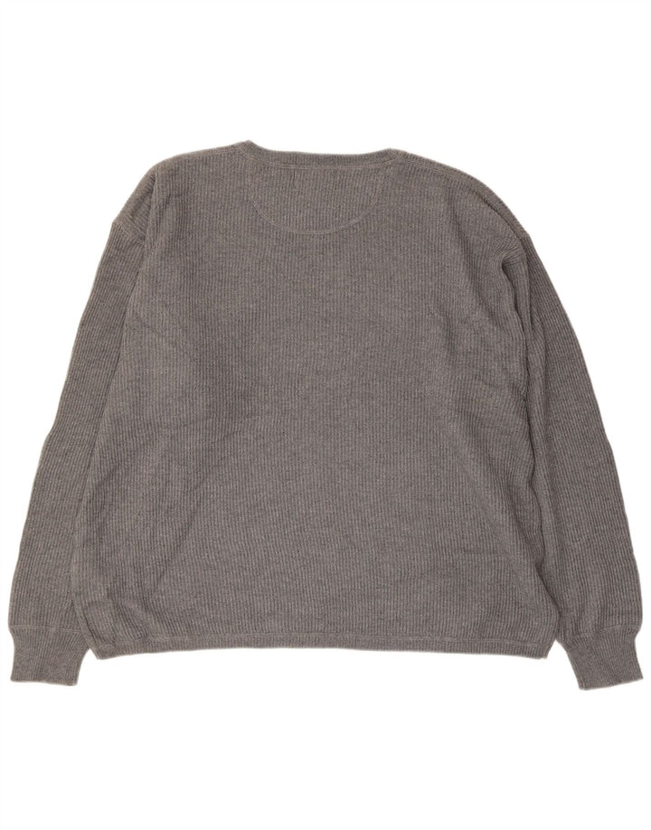 EDDIE BAUER Pull col rond pour homme XL en coton gris
