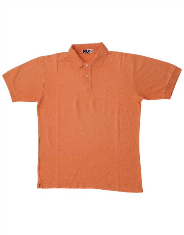 Fila Polo Homme IT 48 Coton Orange Moyen