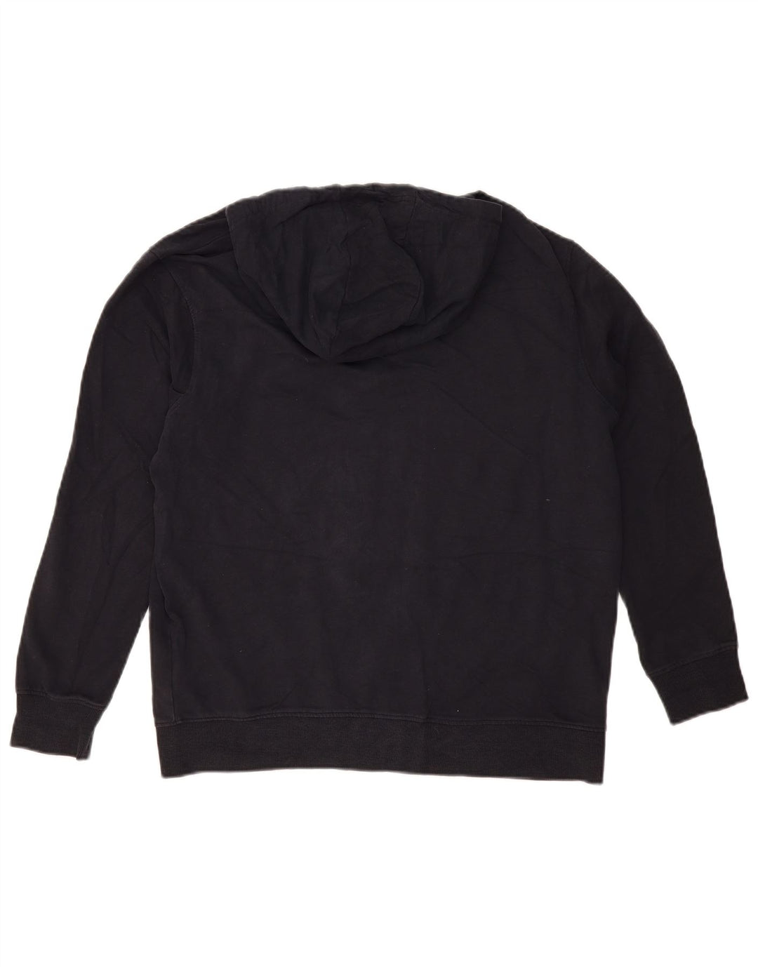 ANIMAL Pull à capuche zippé pour femme UK 14 Grand coton noir