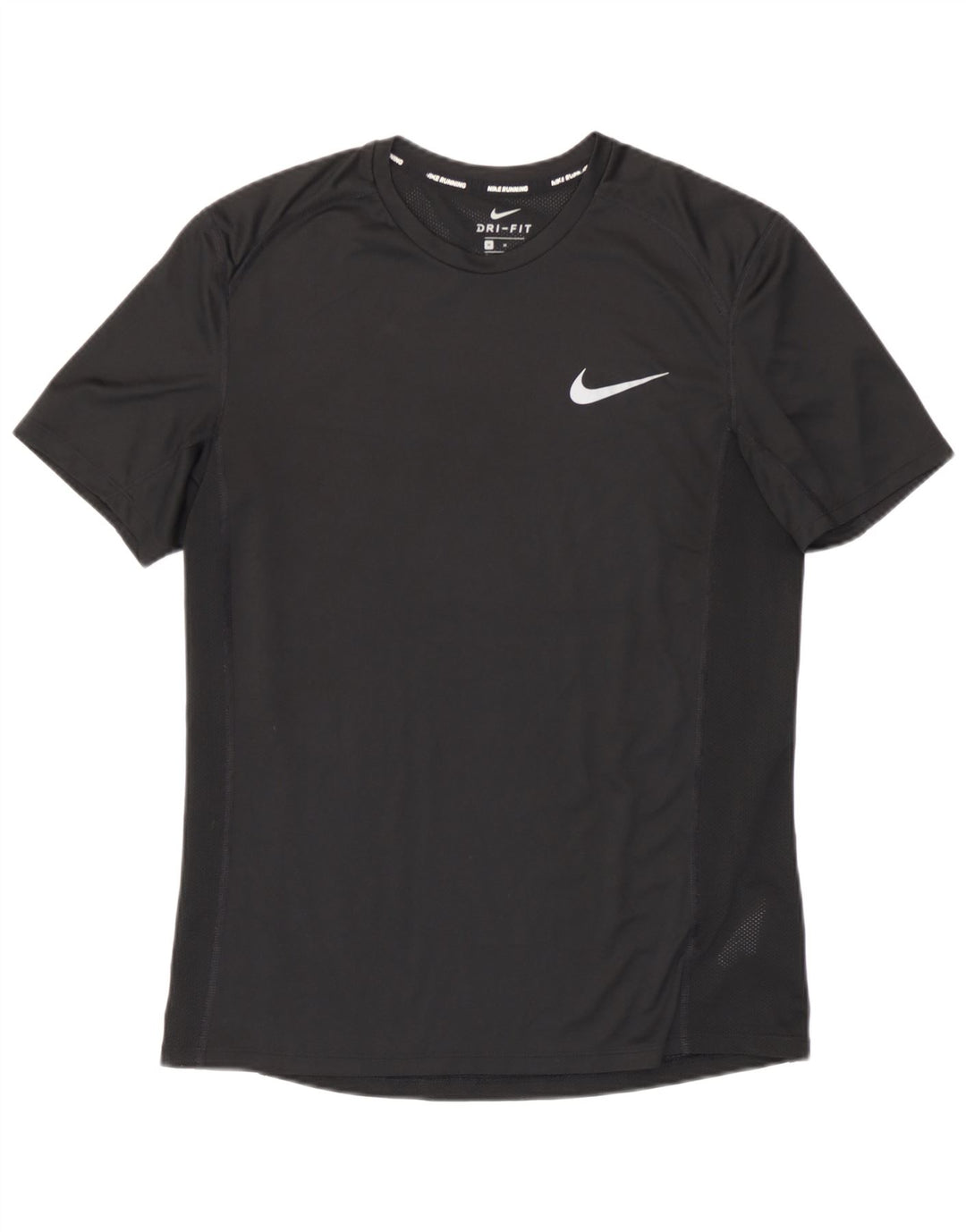 Nike Hommes Dri Fit T-Shirt Haut Noir Moyen Polyester