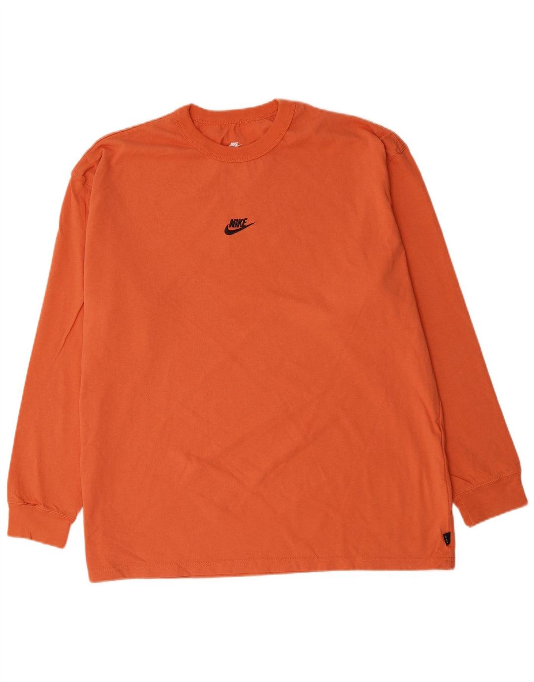NIKE Haut coupe ample à manches longues XL en coton rose pour homme
