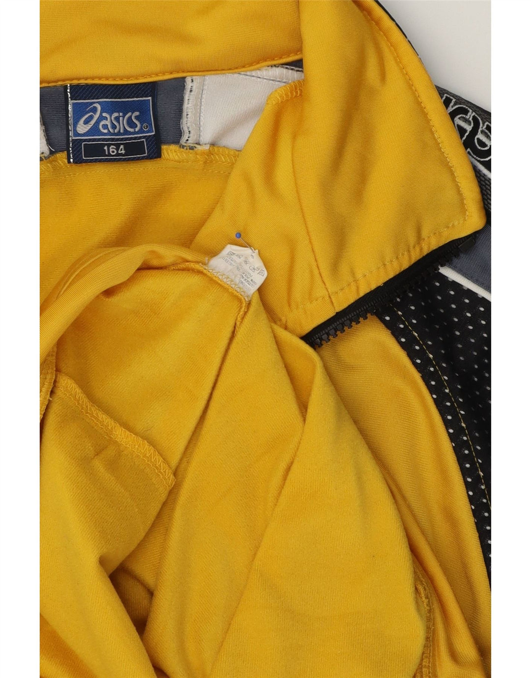 Asics Graphic Survêtement Top Veste Garçon 13-14 ans Jaune Colorblock