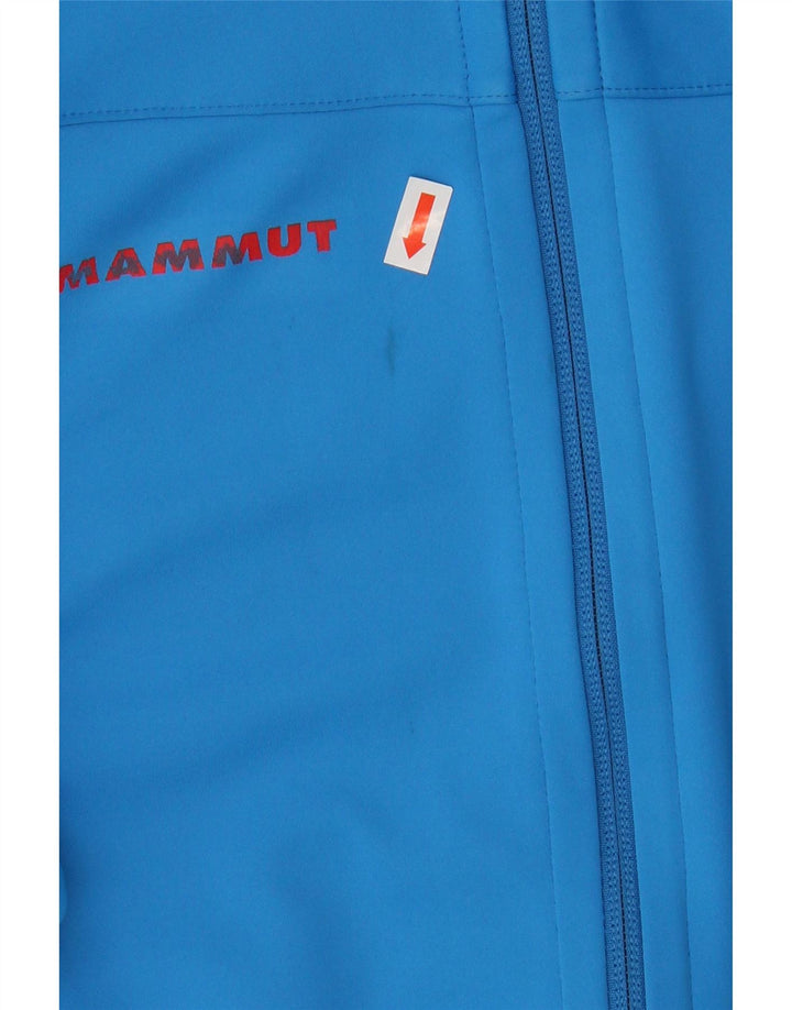 MAMMUT Mens Tracksuit Top Jacket Medium Blue Polyester Vintage Mammut and Second-Hand Mammut from Messina Hembry 