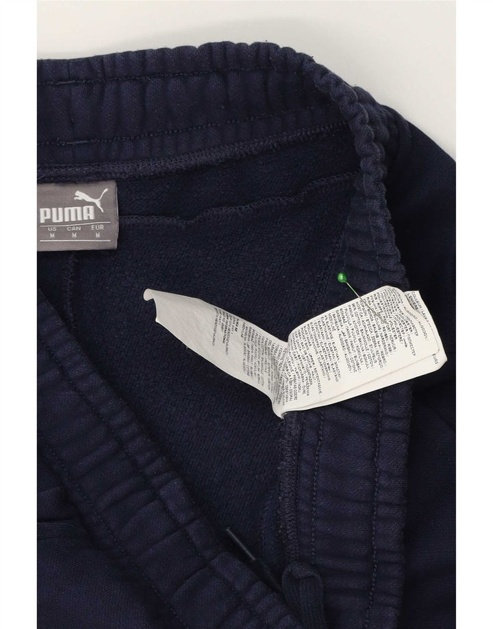 Puma Pantalon de Survêtement Joggers Homme Bleu Marine Moyen Coton