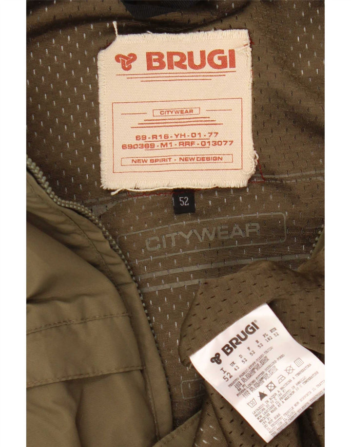 Brugi Veste Bomber Homme IT 52 XL Kaki Nylon