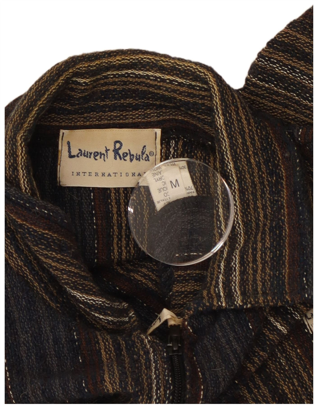 Chemise en flanelle vintage pour homme Acrylique multicolore moyen