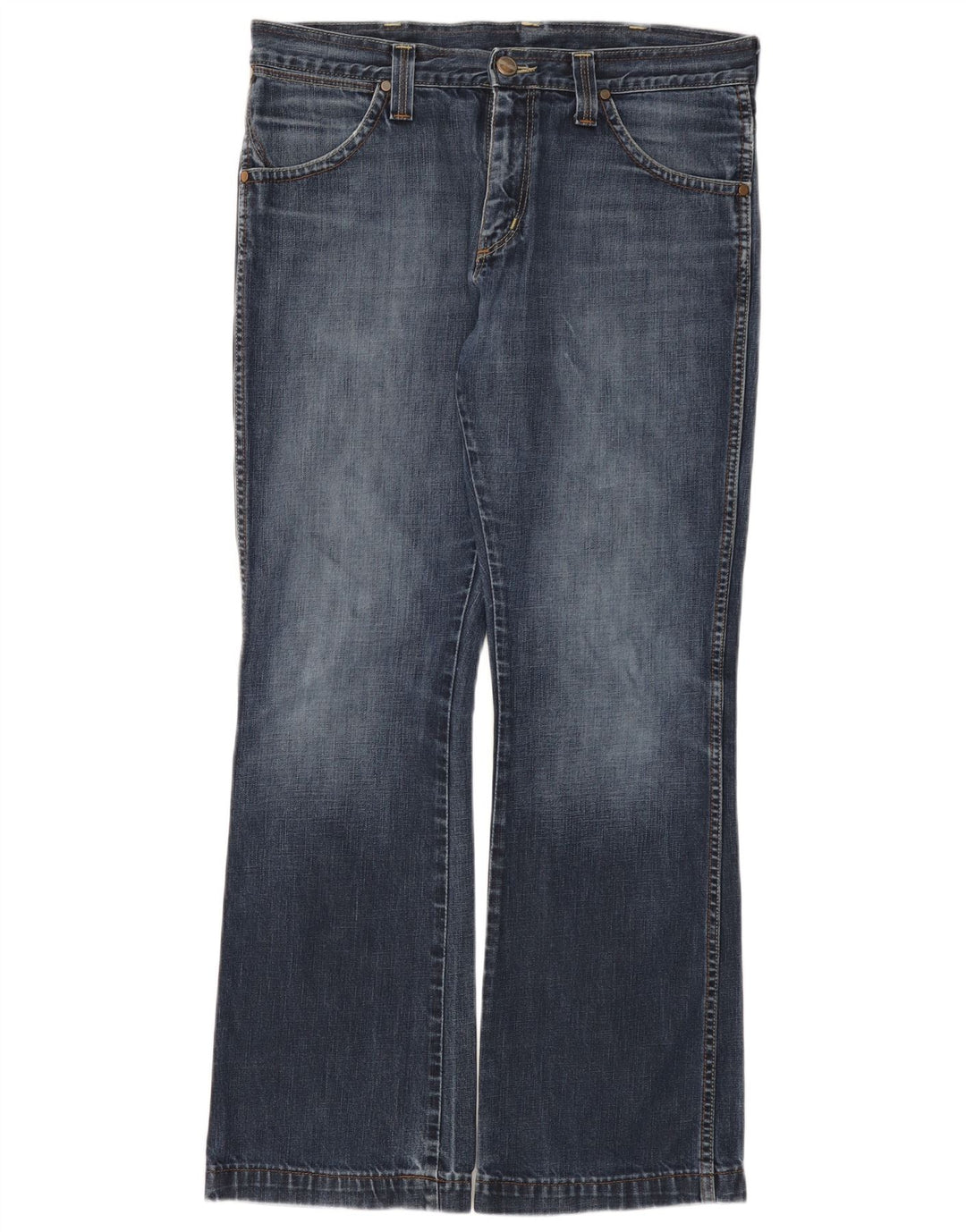 Wrangler Jean Bootcut Dayton Homme W34 L32 Bleu Coton