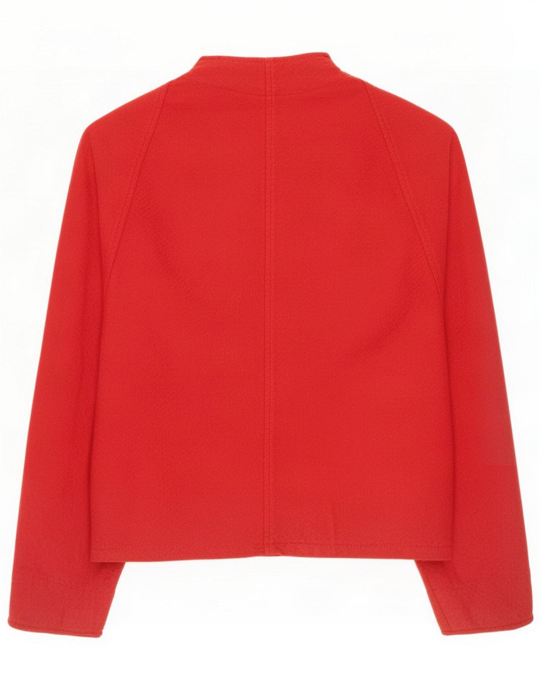 Vintage Blazer croisé pour femme UK 14 Coton rouge moyen