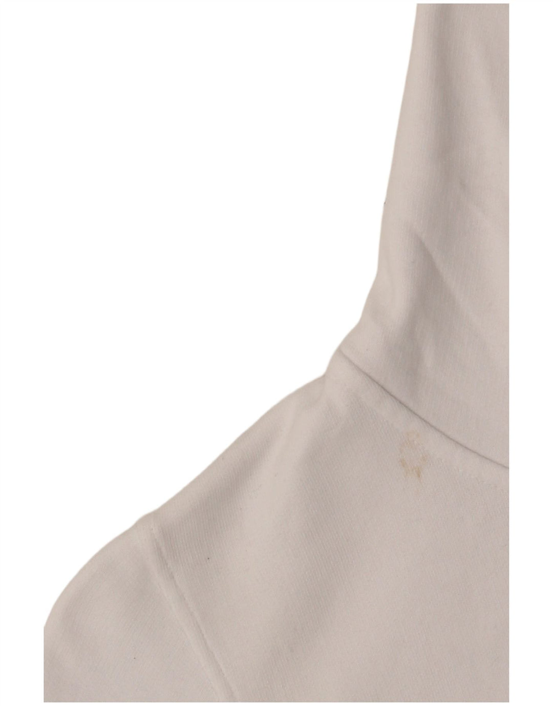 CALVIN KLEIN JEANS Pull à capuche zippé graphique pour femme UK 10 Small Blanc