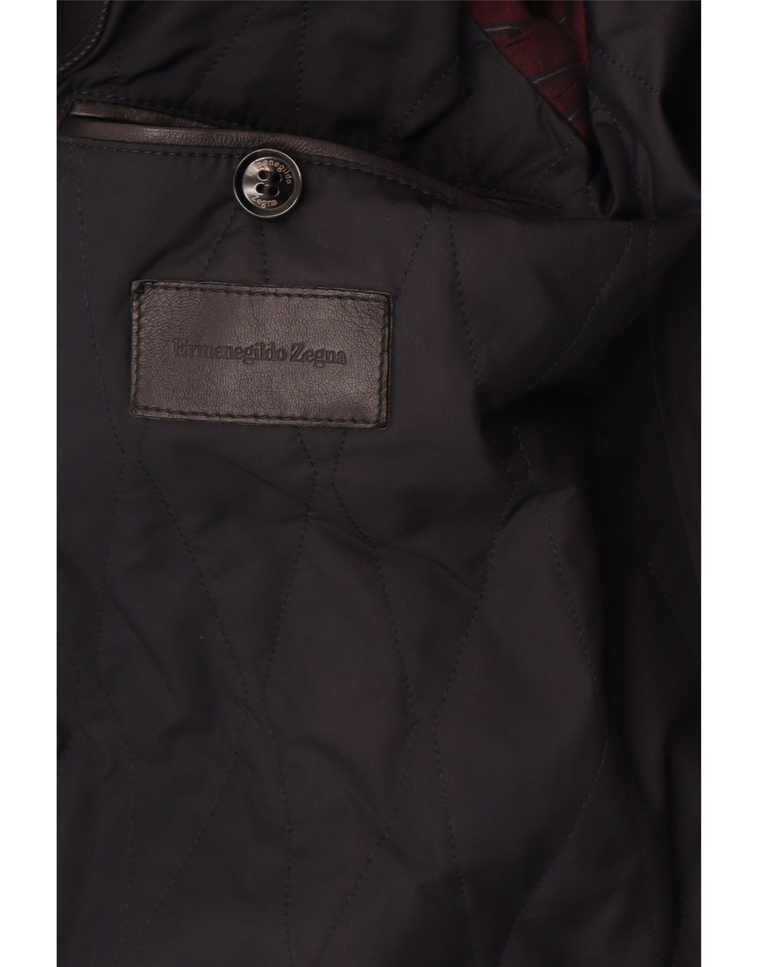 Ermenegildo Zegna Veste Blazer 2 Boutons Homme IT 48 Bleu Marine Moyen Classi