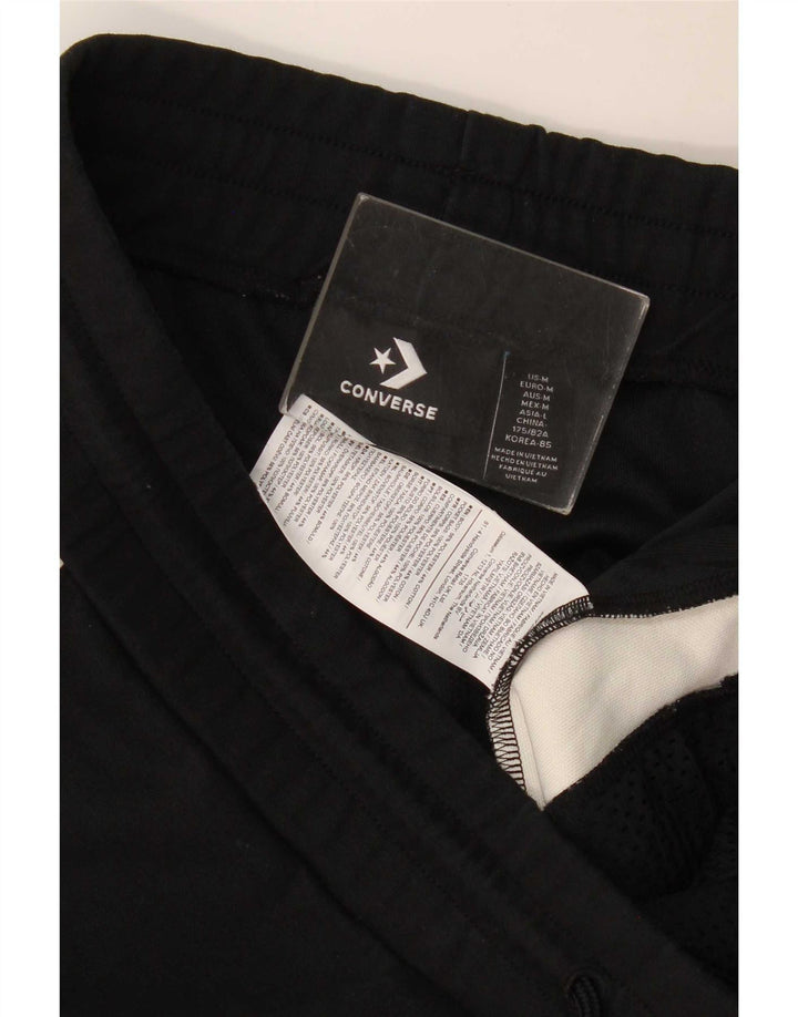 Converse Pantalon de survêtement pour homme en polyester color block noir moyen