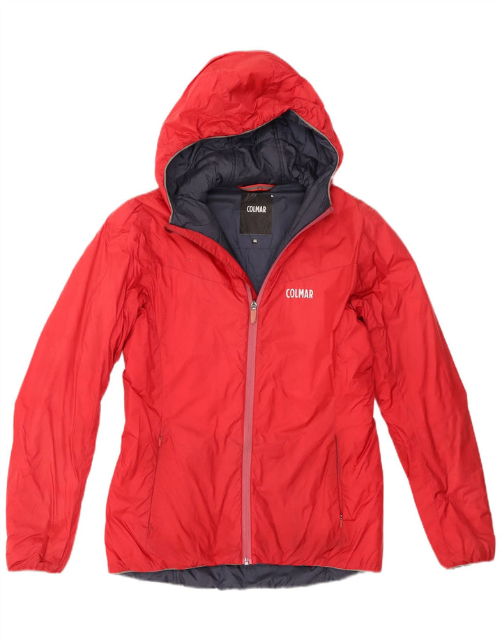 Colmar Veste coupe-vent à capuche pour femme IT 44 Rouge moyen
