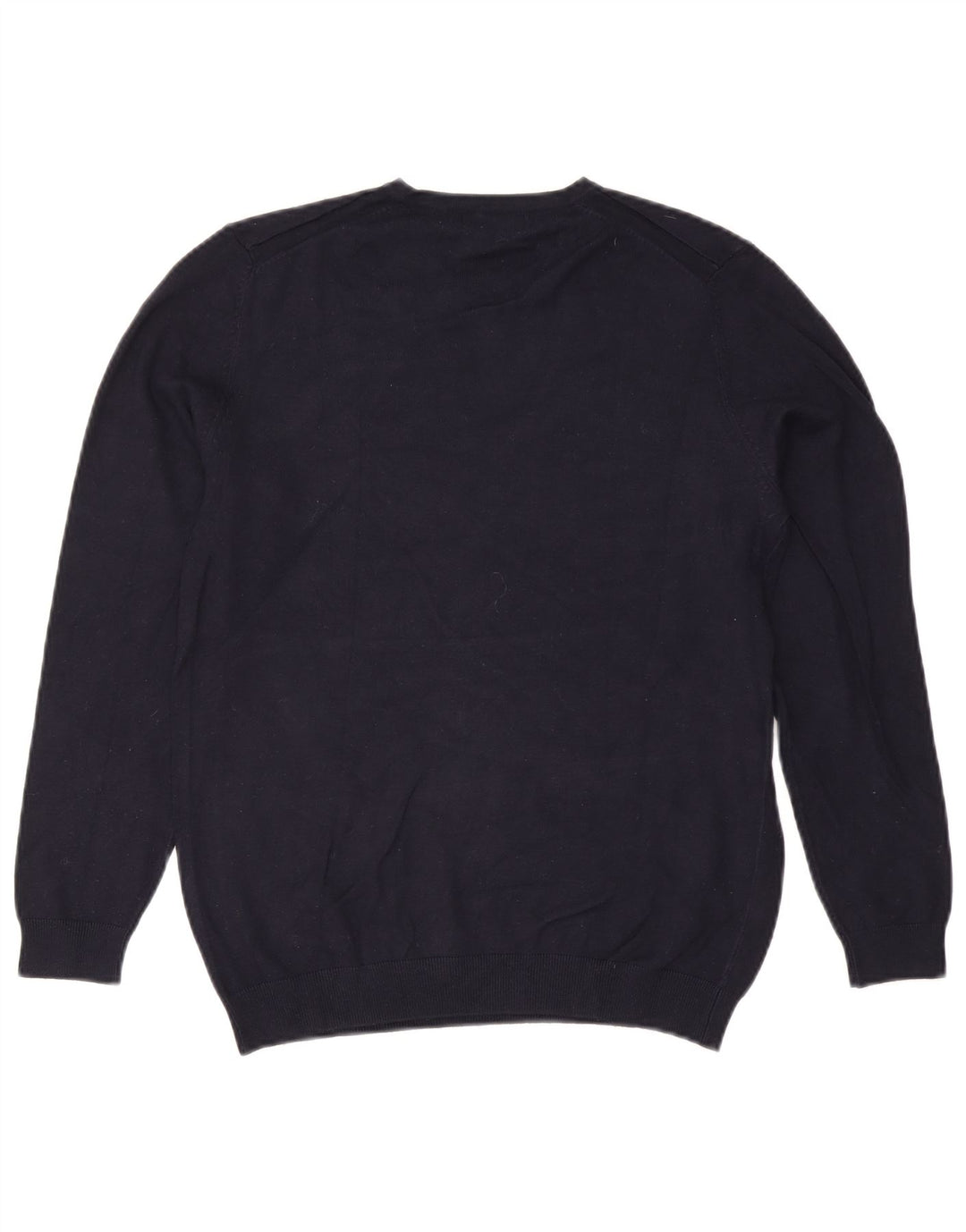 Zara Pull col V pour homme Bleu marine Taille L