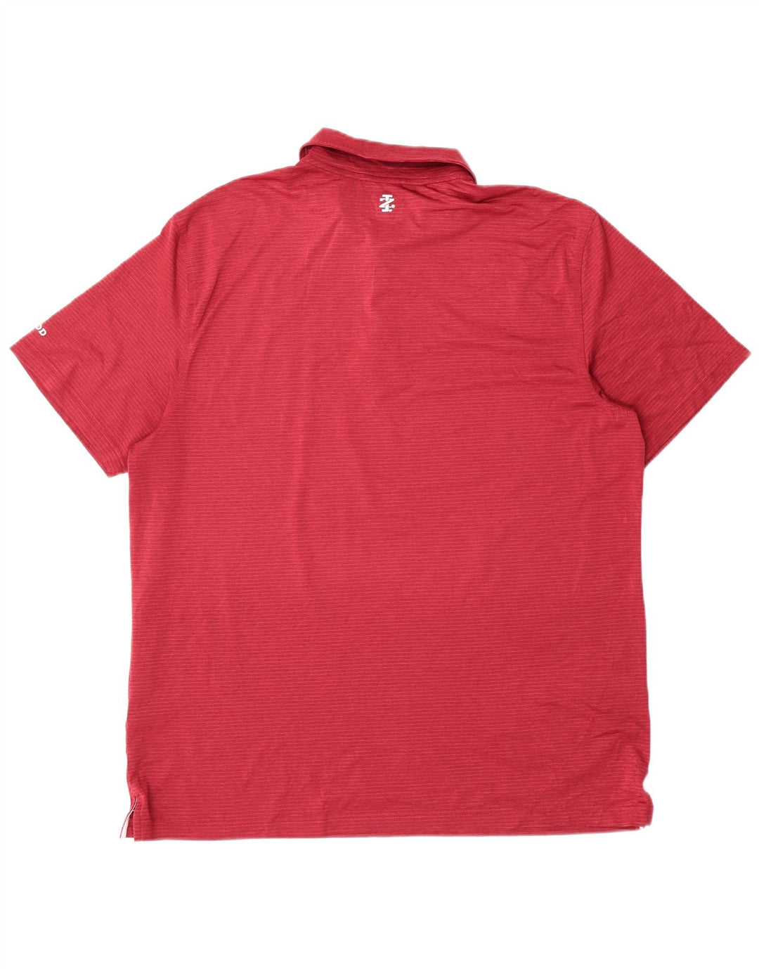 Izod Polo de golf pour homme en polyester à rayures rouges