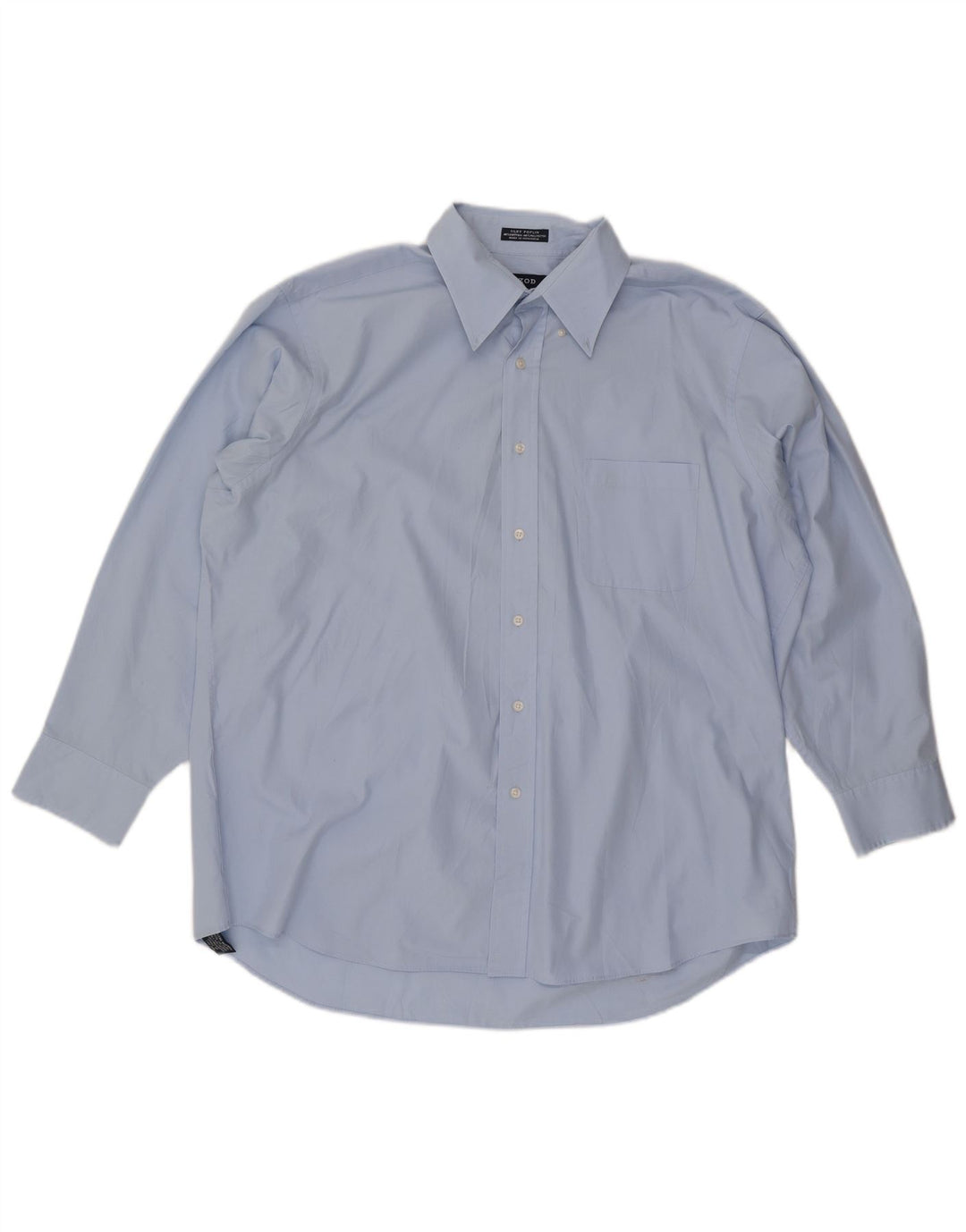 Chemise homme IZOD taille 17 1/2 XL coton bleu