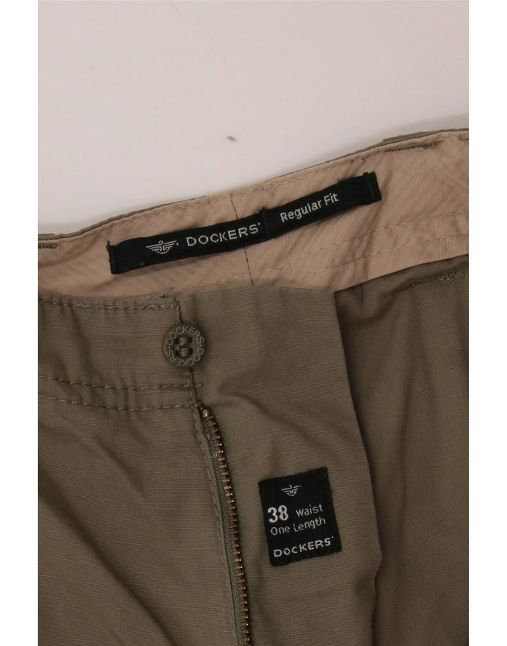 DOCKERS Short Cargo Regular Fit Homme W38 XL Kaki