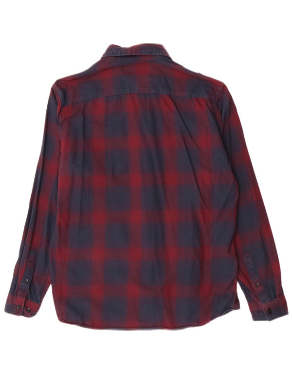 Jack & Jones Chemise en flanelle pour homme en coton à carreaux bleu marine Large