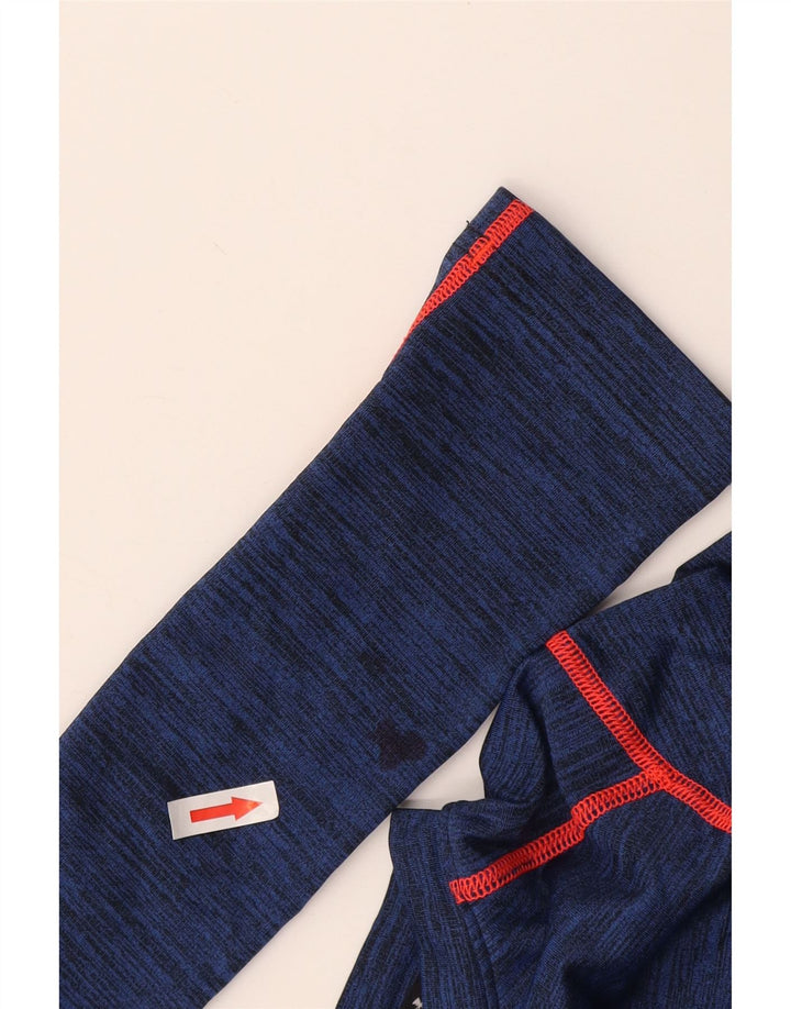 Under Armour Haut à manches longues pour femme UK 12 Bleu marine moyen moucheté