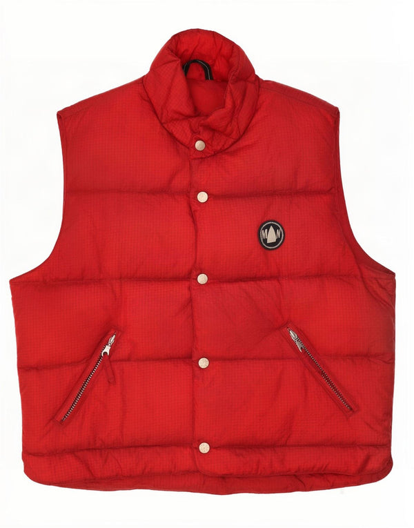 Murphy & Nye Gilet rembourré pour homme UK 38 Medium Red Check
