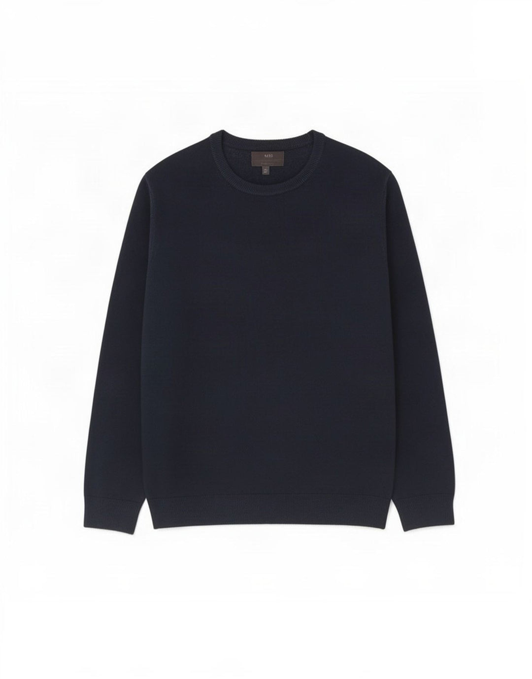 Marks & Spencer Pull à col rond pour homme en cachemire bleu marine Taille L