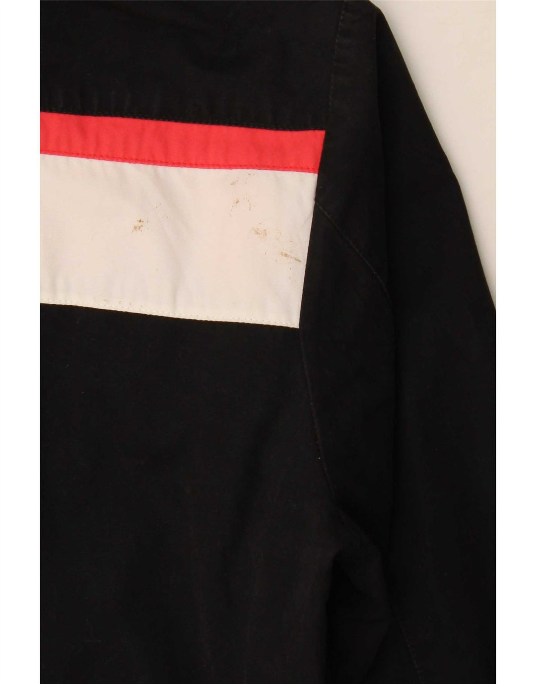 Bikkembergs Veste Bomber Femme UK 14 Coton Colorblock Noir Moyen