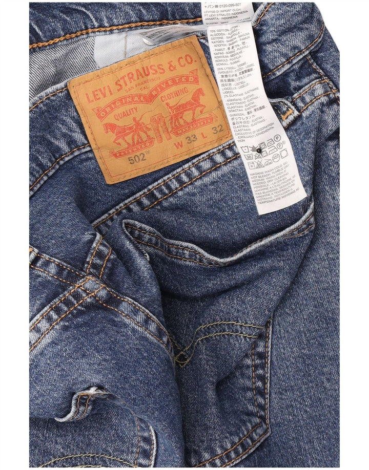 Levi's Jean 502 Tapered Homme Bleu Coton W33 L29