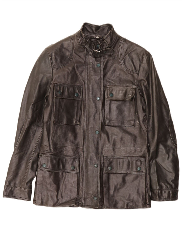 Suprema Veste en cuir pour femme IT 42 Cuir noir moyen