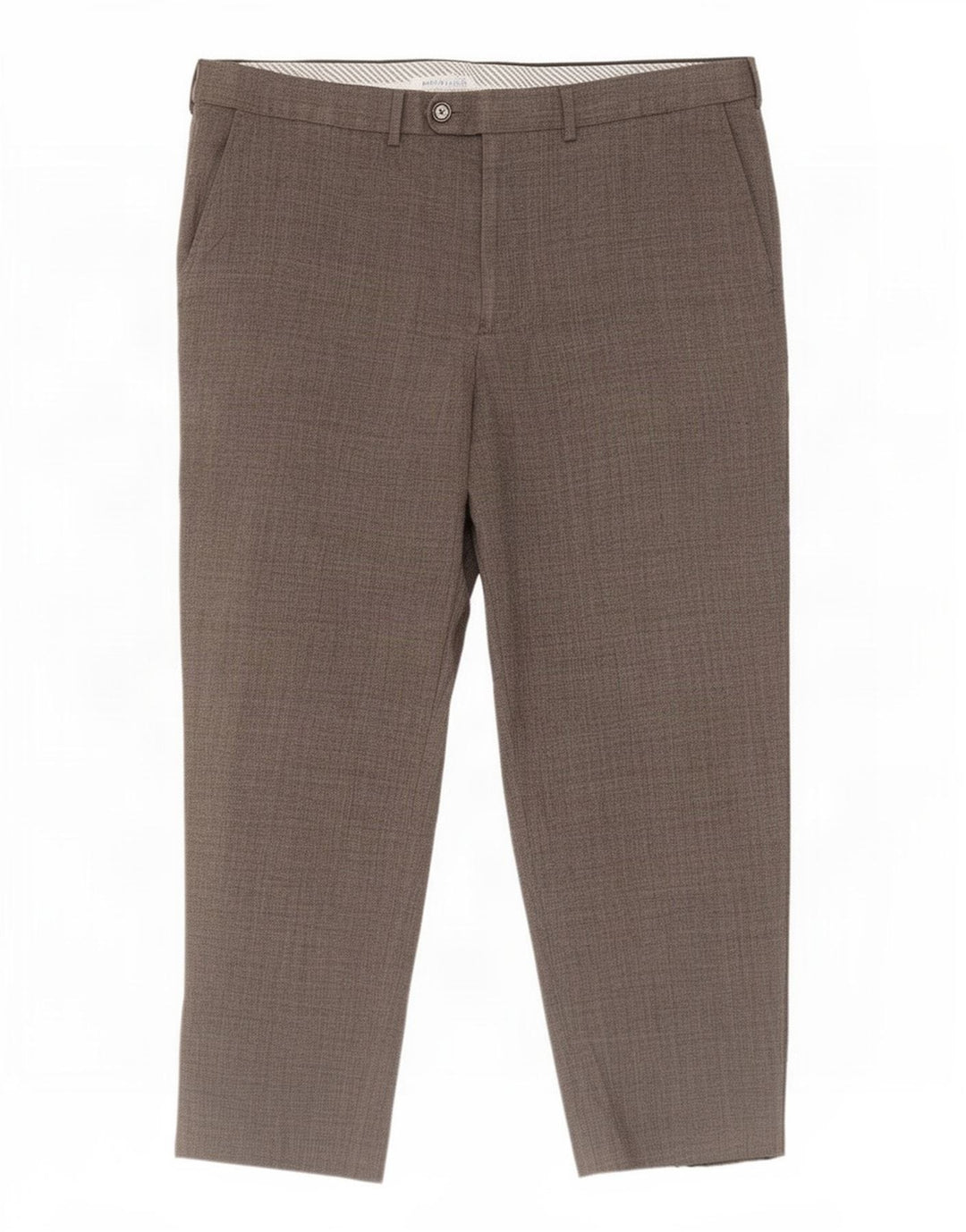 Marks & Spencer Pantalon de Costume Droit Homme W38 L27 Gris Polyester