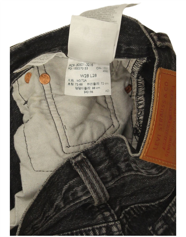 Levi's Jean Droit 501 Homme W28 L28 Gris Coton