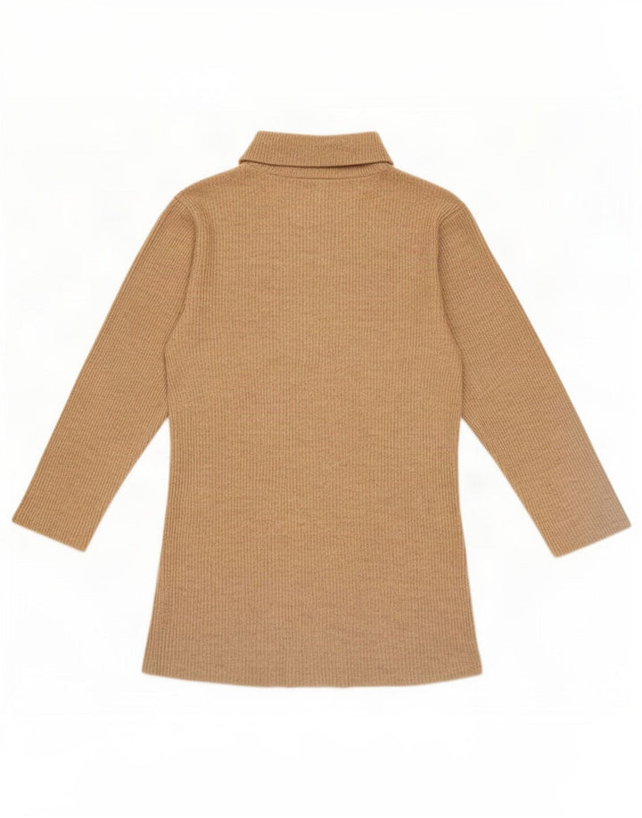 Zara Femme Top Manches 3/4 UK 12 Beige Moyen