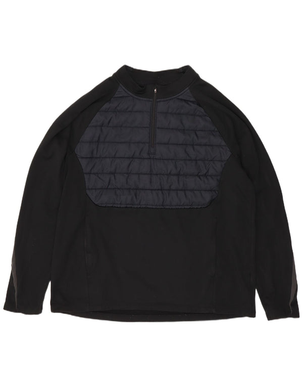 Nike Therma-Fit Pull à col zippé pour homme Noir XL Sports