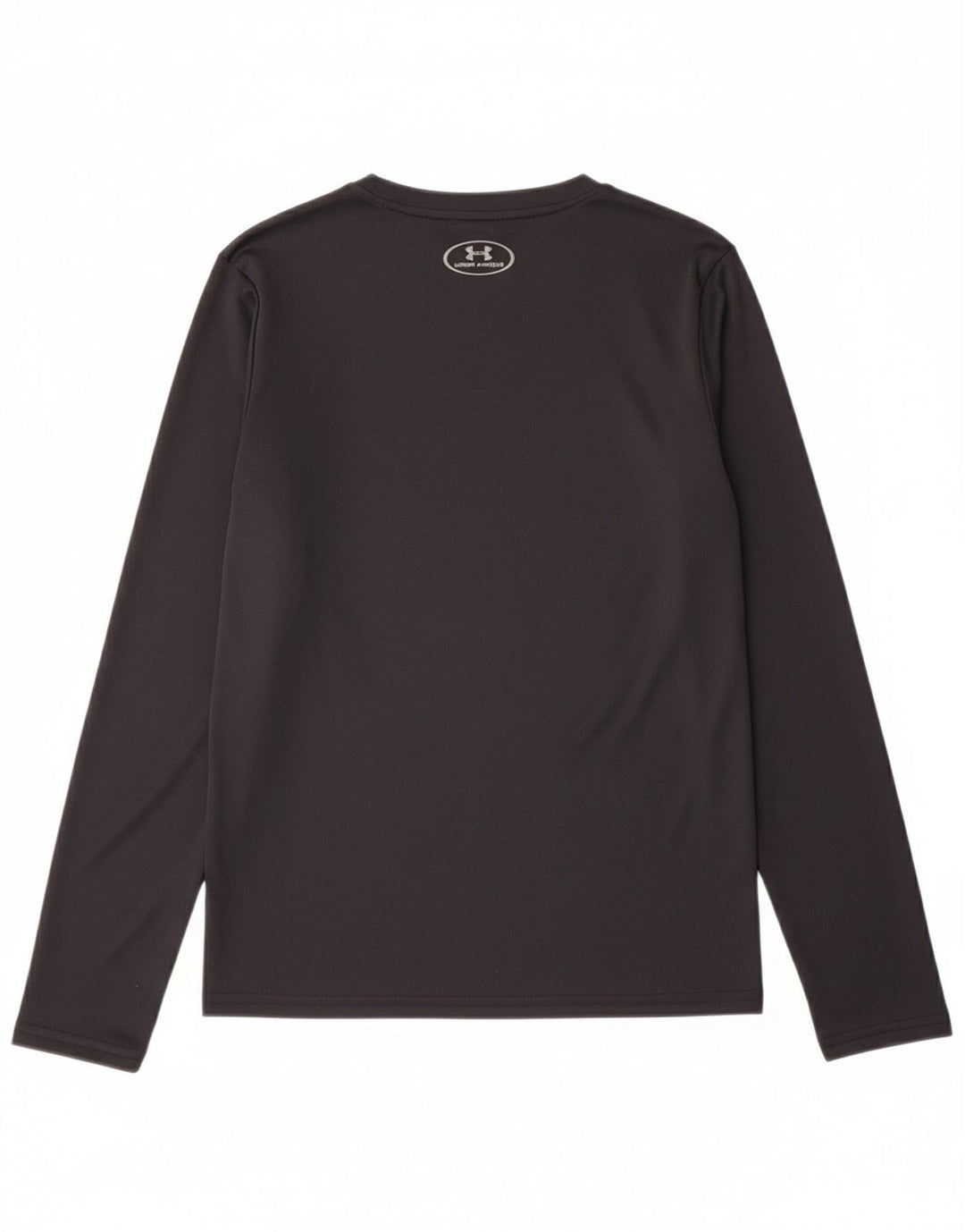 UNDER ARMOUR Boys Graphic Top Long Sleeve 11-12 Years Large Black