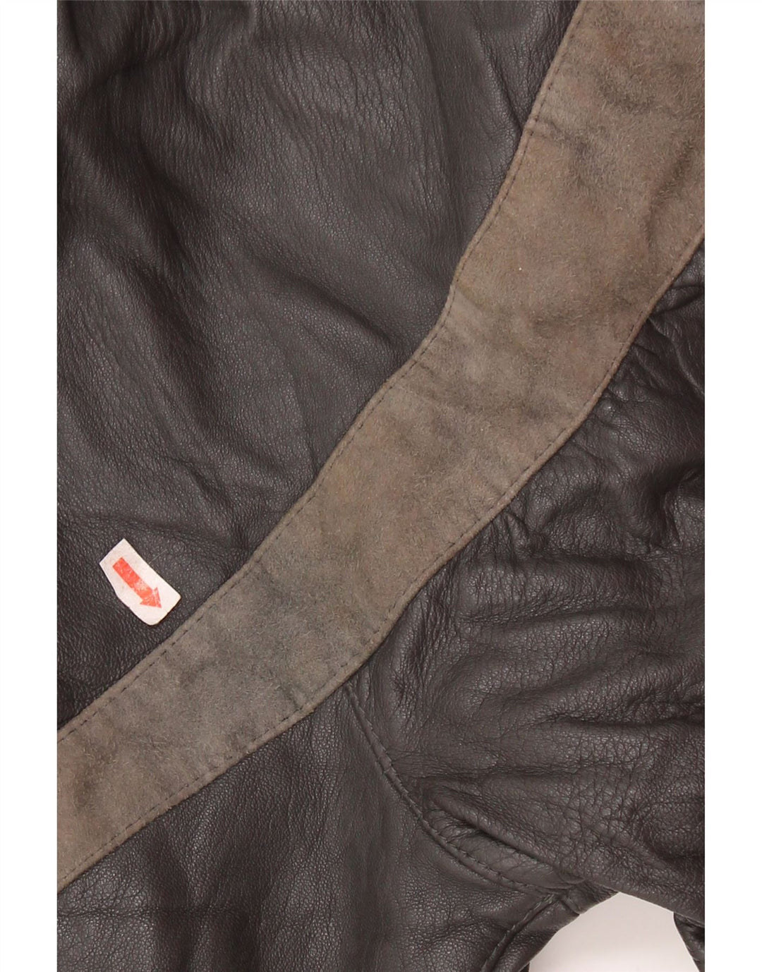 Lavorazione Artigiana Veste Femme IT 44 Cuir Colorblock Gris Moyen