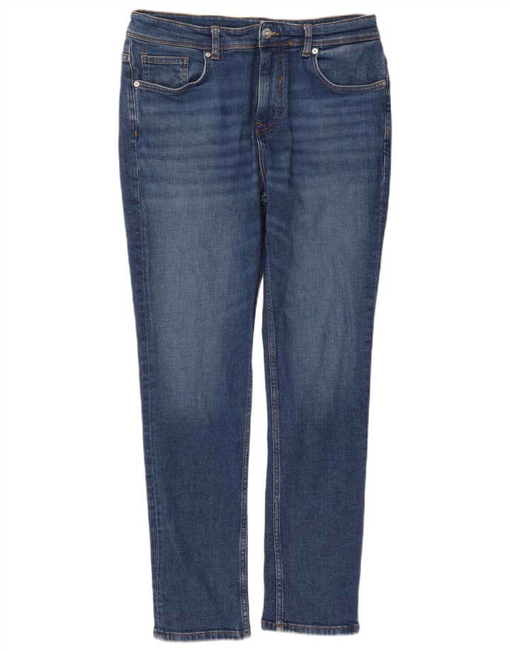 Zara Jean slim pour homme EU 44 Large W34 L30 Bleu