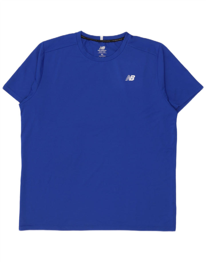 NEW BALANCE T-Shirt Homme Haut XL Bleu
