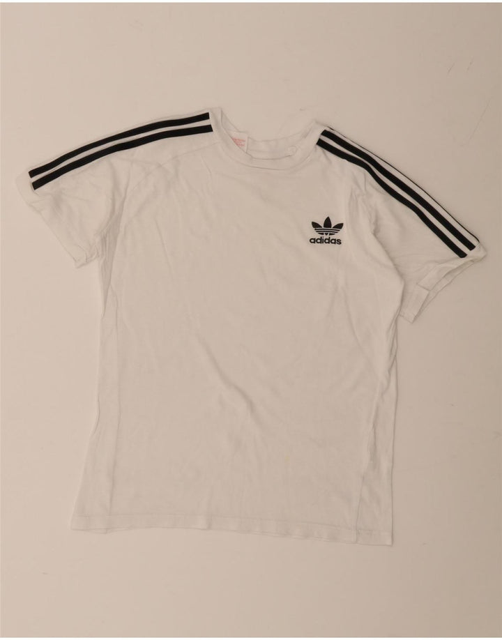 Adidas T-shirt pour femme UK 12/14 Blanc moyen