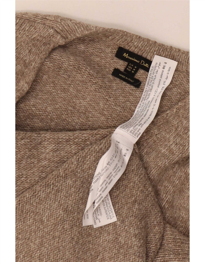 Massimo Dutti Pull Col V Homme Beige Moyen Polyamide