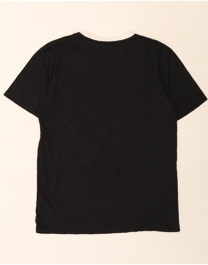 Vans Mens Graphic T-Shirt Top Large Noir Géométrique Coton