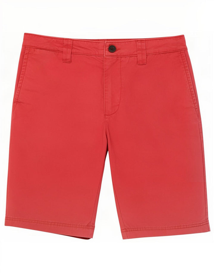 Fat Face Short Chino Homme W32 Coton Rouge Moyen