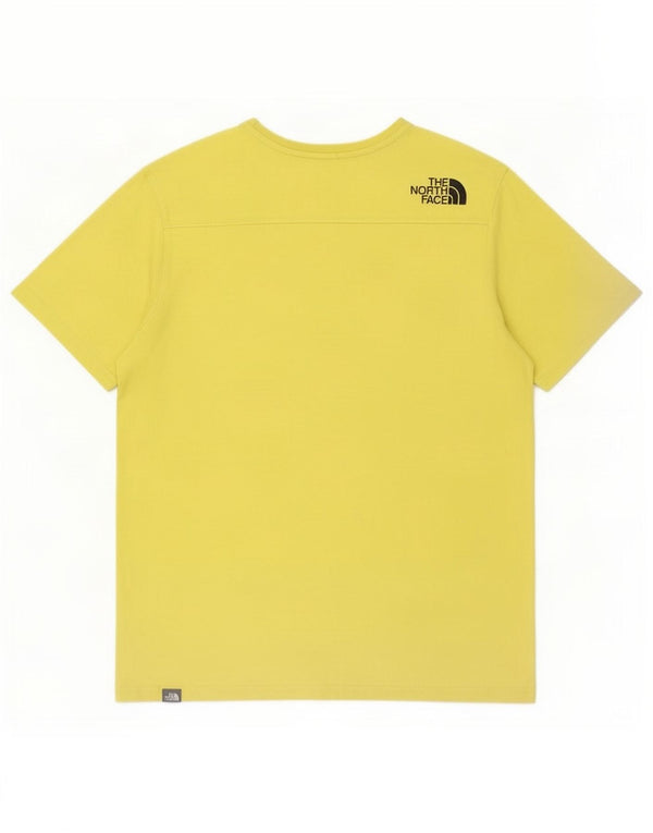 The North Face T-shirt graphique pour hommes, grand, jaune, coton